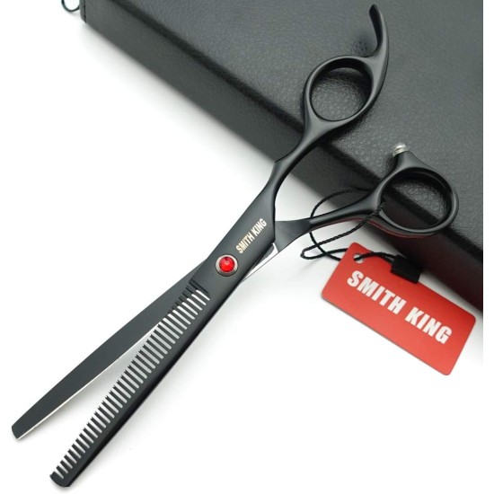 7 Inch Dog Grooming Scissors Set Dog Straight Scissors & Thinning Scissors & Curved Scissors Set of 4 7 Inch Dog Grooming Scissors Set Dog Straight Scissors & Thinning Scissors & Curved Scissors Set of 4