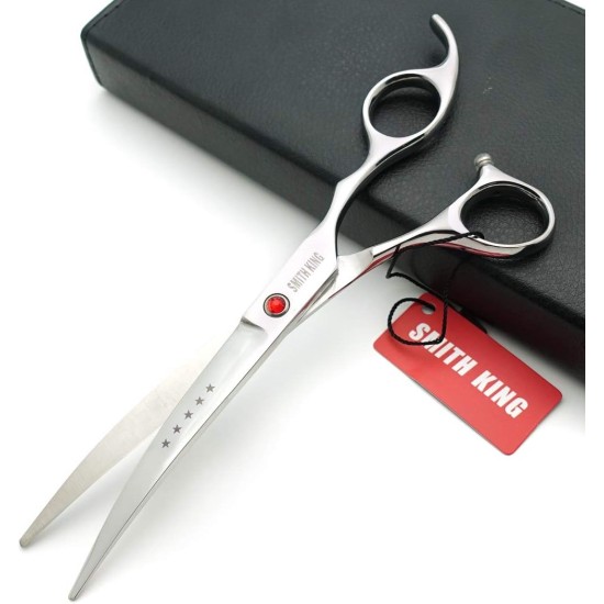 7 Inch Dog Grooming Scissors Set Dog Straight Scissors & Thinning Scissors & Curved Scissors Set of 4 7 Inch Dog Grooming Scissors Set Dog Straight Scissors & Thinning Scissors & Curved Scissors Set of 4
