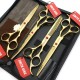 7 Inch Dog Grooming Scissors Set Dog Straight Scissors & Thinning Scissors & Curved Scissors Set of 4 7 Inch Dog Grooming Scissors Set Dog Straight Scissors & Thinning Scissors & Curved Scissors Set of 4
