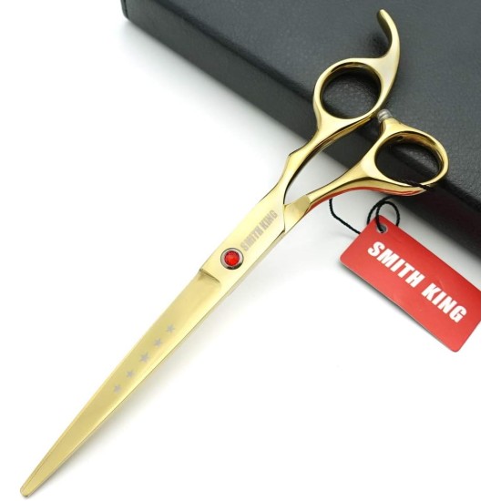 7 Inch Dog Grooming Scissors Set Dog Straight Scissors & Thinning Scissors & Curved Scissors Set of 4 7 Inch Dog Grooming Scissors Set Dog Straight Scissors & Thinning Scissors & Curved Scissors Set of 4