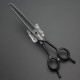 7.0 Inch Professional Dog Grooming Scissors Set Straight & Thinning & Curved & Chunker & Comb 5 Pieces in 1 Set for Left-Handed & Right-Handed Users, Black 7.0 Inch Professional Dog Grooming Scissors Set Straight & Thinning & Curved & Chunker & Comb 5 Pieces in 1 Set for Left-Handed & Right-Handed Users, Black