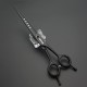 7.0 Inch Professional Dog Grooming Scissors Set Straight & Thinning & Curved & Chunker & Comb 5 Pieces in 1 Set for Left-Handed & Right-Handed Users, Black 7.0 Inch Professional Dog Grooming Scissors Set Straight & Thinning & Curved & Chunker & Comb 5 Pieces in 1 Set for Left-Handed & Right-Handed Users, Black