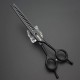 7.0 Inch Professional Dog Grooming Scissors Set Straight & Thinning & Curved & Chunker & Comb 5 Pieces in 1 Set for Left-Handed & Right-Handed Users, Black 7.0 Inch Professional Dog Grooming Scissors Set Straight & Thinning & Curved & Chunker & Comb 5 Pieces in 1 Set for Left-Handed & Right-Handed Users, Black