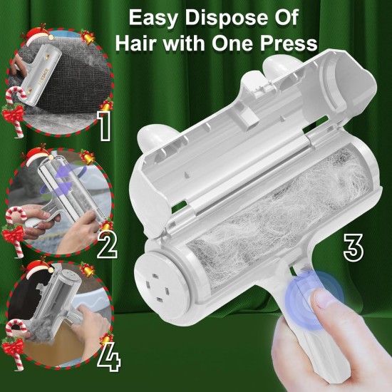 ACE2ACE Pet Hair Remover Lint Roller for Dog Hair and Cat Hair Reusable Lint Brush for Pet Hair for Clothes, Sofa, Car, Bed, Carpet ACE2ACE Pet Hair Remover Lint Roller for Dog Hair and Cat Hair Reusable Lint Brush for Pet Hair for Clothes, Sofa, Car, Bed, Carpet