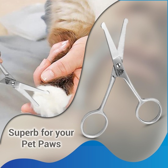 ARSUK Dog Grooming Scissors Straight Pet Hair Cutting Scissors Stainless Steel 4.5 Inches ARSUK Dog Grooming Scissors Straight Pet Hair Cutting Scissors Stainless Steel 4.5 Inches