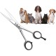 ARSUK Dog Grooming Scissors Straight Pet Hair Cutting Scissors Stainless Steel 4.5 Inches ARSUK Dog Grooming Scissors Straight Pet Hair Cutting Scissors Stainless Steel 4.5 Inches