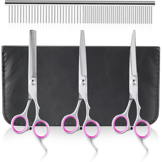Adiwo Dog Hair Scissors, Fur Scissors, 10.5 cm Stainless Steel Fur Scissors, Paw Scissors, Rounded Scissors, Dog Paw Scissors for Dogs, Pet Scissors, Dog Hair Cutting for Perfect Grooming Adiwo Dog Hair Scissors, Fur Scissors, 10.5 cm Stainless Steel Fur Scissors, Paw Scissors, Rounded Scissors, Dog Paw Scissors for Dogs, Pet Scissors, Dog Hair Cutting for Perfect Grooming