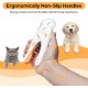 Alyvisun Dog Nail Clippers, Cat Nail Clippers with High LED Lighting, Safety Protection, Nail File and Transparent Splash Guard for Large, Medium, Small Animals (White Orange) Alyvisun Dog Nail Clippers, Cat Nail Clippers with High LED Lighting, Safety Protection, Nail File and Transparent Splash Guard for Large, Medium, Small Animals (White Orange)