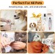 Alyvisun Dog Nail Clippers, Cat Nail Clippers with High LED Lighting, Safety Protection, Nail File and Transparent Splash Guard for Large, Medium, Small Animals (White Orange) Alyvisun Dog Nail Clippers, Cat Nail Clippers with High LED Lighting, Safety Protection, Nail File and Transparent Splash Guard for Large, Medium, Small Animals (White Orange)