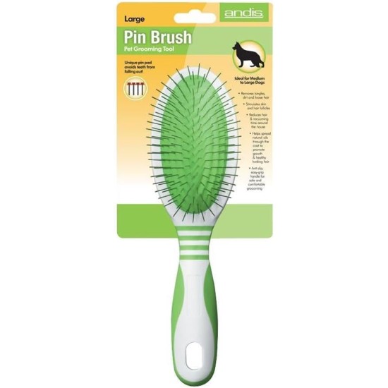 Andis Pet Pin Brush, Medium Andis Pet Pin Brush, Medium