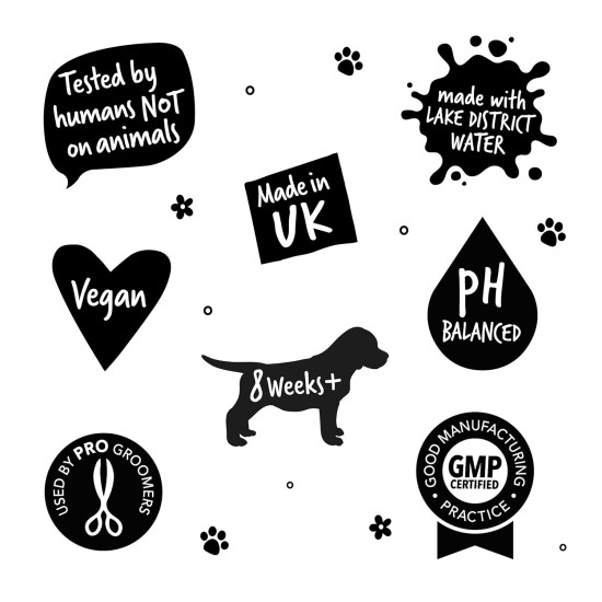 BUGALUGS Dog Shampoo - Whitening & Brightening Coat Enhancer for All Fur Colours, Best Vegan Puppy Care Shampoo & Conditioner with a Pineapple & Passion Fruit (250 ml) BUGALUGS Dog Shampoo - Whitening & Brightening Coat Enhancer for All Fur Colours, Best Vegan Puppy Care Shampoo & Conditioner with a Pineapple & Passion Fruit (250 ml)