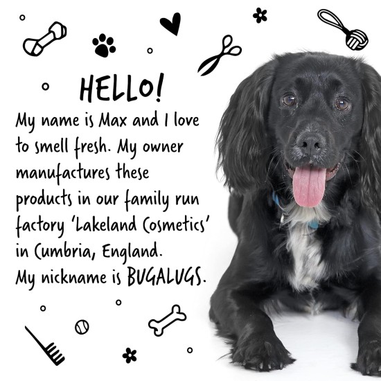 BUGALUGS Dog Shampoo - Whitening & Brightening Coat Enhancer for All Fur Colours, Best Vegan Puppy Care Shampoo & Conditioner with a Pineapple & Passion Fruit (250 ml) BUGALUGS Dog Shampoo - Whitening & Brightening Coat Enhancer for All Fur Colours, Best Vegan Puppy Care Shampoo & Conditioner with a Pineapple & Passion Fruit (250 ml)