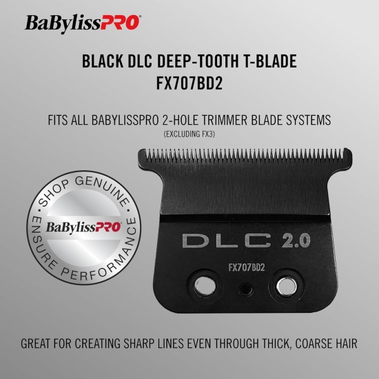 BaByliss PRO 4Artists DLC 2.0 Deep Tooth Blade Skeleton Black BaByliss PRO 4Artists DLC 2.0 Deep Tooth Blade Skeleton Black