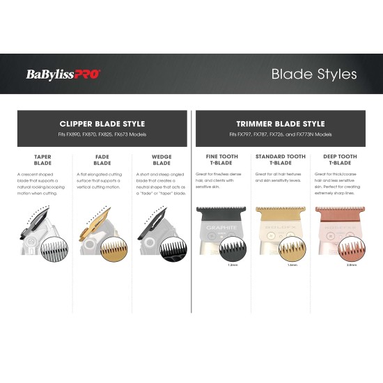 BaByliss PRO 4Artists DLC 2.0 Deep Tooth Blade Skeleton Black BaByliss PRO 4Artists DLC 2.0 Deep Tooth Blade Skeleton Black