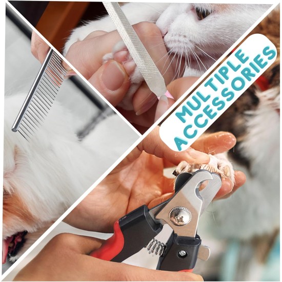 BarberBoss Dog Clippers Cordless Professional Dog Clipper for Thick Hair, Dog Grooming Kit, Cat Clipper for Matted Fur, Pet Grooming Kit, Pet Clipper QR-9088 BarberBoss Dog Clippers Cordless Professional Dog Clipper for Thick Hair, Dog Grooming Kit, Cat Clipper for Matted Fur, Pet Grooming Kit, Pet Clipper QR-9088