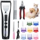 BarberBoss Dog Cutter Professional for Thick Hair, Dog Grooming Kit, Wireless, Cat Scissors for Matted Fur, Pet Scissors, Dog Trimmer for Grooming, Low Noise QR-9086 BarberBoss Dog Cutter Professional for Thick Hair, Dog Grooming Kit, Wireless, Cat Scissors for Matted Fur, Pet Scissors, Dog Trimmer for Grooming, Low Noise QR-9086