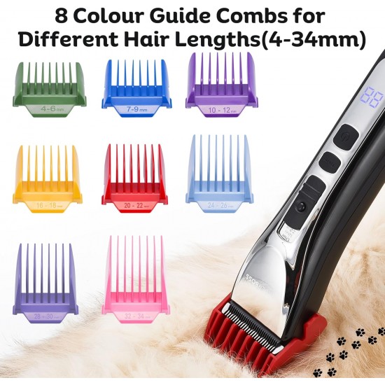 BarberBoss Pet Grooming Kit,Cordless Noiseless Trimmer for Thick Coat, Matted Fur, Rechargeable Dog Grooming Scissors, Dog Paw Trimmer, Pet Grooming Kit BarberBoss Pet Grooming Kit,Cordless Noiseless Trimmer for Thick Coat, Matted Fur, Rechargeable Dog Grooming Scissors, Dog Paw Trimmer, Pet Grooming Kit