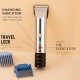 BarberBoss QR-9081 Low Noise Pet Grooming Kit with 2 Speed Levels, Ceramic Blades, USB Charging, LED Display and 8 Comb Attachments BarberBoss QR-9081 Low Noise Pet Grooming Kit with 2 Speed Levels, Ceramic Blades, USB Charging, LED Display and 8 Comb Attachments