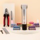 BarberBoss QR-9081 Low Noise Pet Grooming Kit with 2 Speed Levels, Ceramic Blades, USB Charging, LED Display and 8 Comb Attachments BarberBoss QR-9081 Low Noise Pet Grooming Kit with 2 Speed Levels, Ceramic Blades, USB Charging, LED Display and 8 Comb Attachments