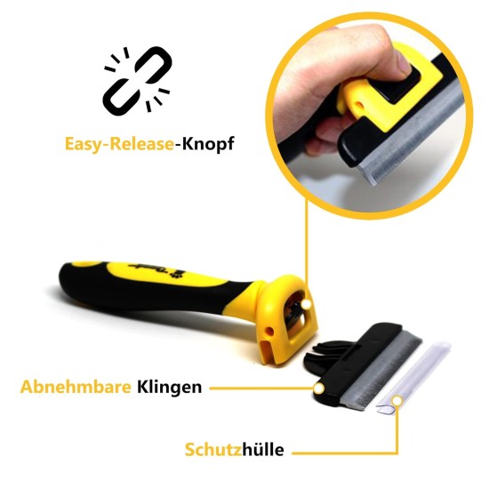Best Professional Deshedding Tool and Pet Grooming Brush – D-Shedz for Small, Medium and Large Breeds of Dogs and Cats with Short or Long Hair Best Professional Deshedding Tool and Pet Grooming Brush – D-Shedz for Small, Medium and Large Breeds of Dogs and Cats with Short or Long Hair