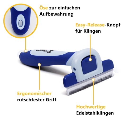 Best Professional Deshedding Tool and Pet Grooming Brush – D-Shedz for Small, Medium and Large Breeds of Dogs and Cats with Short or Long Hair Best Professional Deshedding Tool and Pet Grooming Brush – D-Shedz for Small, Medium and Large Breeds of Dogs and Cats with Short or Long Hair
