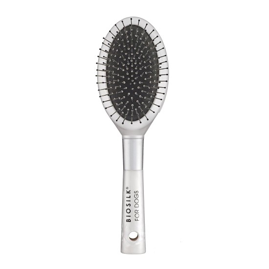 BioSilk Double Sided Pin and Bristle Brush for Dogs BioSilk Double Sided Pin and Bristle Brush for Dogs