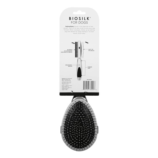 BioSilk Double Sided Pin and Bristle Brush for Dogs BioSilk Double Sided Pin and Bristle Brush for Dogs