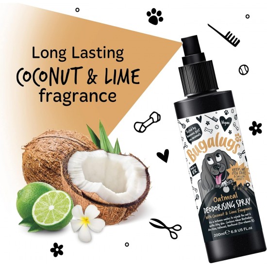 Bugalugs Dog Shampoo 5L Oatmeal & Aloe Vera Moisturizes, Soothes and Cleanses Deep Cleansing, Sulphate and Paraben Free, Ideal for Sensitive Skin and Professional Use Bugalugs Dog Shampoo 5L Oatmeal & Aloe Vera Moisturizes, Soothes and Cleanses Deep Cleansing, Sulphate and Paraben Free, Ideal for Sensitive Skin and Professional Use