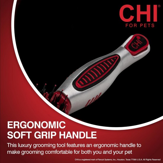 CHI For Dogs Porcupine Brush for Dogs, Best Brush for All Dogs, Grooming Tools for Dogs and Puppies CHI For Dogs Porcupine Brush for Dogs, Best Brush for All Dogs, Grooming Tools for Dogs and Puppies