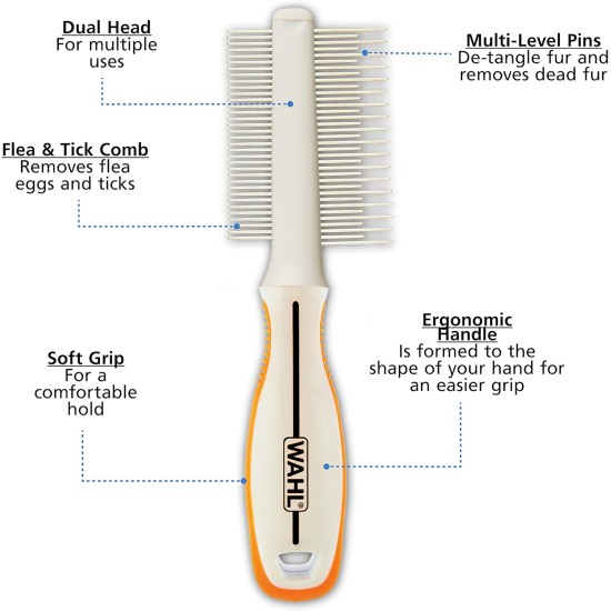 CHOICE Slicker Brush for Cats, orange/white CHOICE Slicker Brush for Cats, orange/white