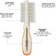 CHOICE Slicker Brush for Cats, orange/white CHOICE Slicker Brush for Cats, orange/white