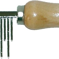 CROCI Medium Teeth Comb Alternated with Wood Handle CROCI Medium Teeth Comb Alternated with Wood Handle