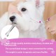 Cinsersr Dog Scissors, Curved Dog Scissors, Thinning Scissors, Dog Grooming Scissors, Dog Scissors, Fur Scissors with a Steel Comb (Pink)