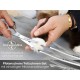 Combi Set Curved Fur Scissors Paw Scissors Dog Hair Scissors 3-Piece 11.5 cm - 14.5 cm 16 cm Made of Rustproof Stainless Steel Combi Set Curved Fur Scissors Paw Scissors Dog Hair Scissors 3-Piece 11.5 cm - 14.5 cm 16 cm Made of Rustproof Stainless Steel