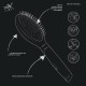 Croci Barbershop Double Toothed Dog Comb Dual Function Comb for Cats and Dogs for All Hair Types Removes Undercoat and Parasites 21 x 6 x 2.5 cm Croci Barbershop Double Toothed Dog Comb Dual Function Comb for Cats and Dogs for All Hair Types Removes Undercoat and Parasites 21 x 6 x 2.5 cm