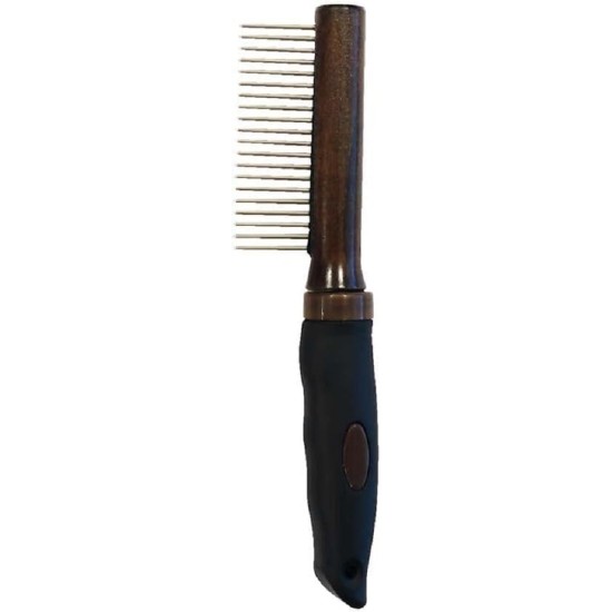 Croci Barbershop Medium Tooth Comb for Dogs and Cats for Medium Short Hair Detangles and Removes Excess Hair, 21 x 2.5 x 4 cm Croci Barbershop Medium Tooth Comb for Dogs and Cats for Medium Short Hair Detangles and Removes Excess Hair, 21 x 2.5 x 4 cm
