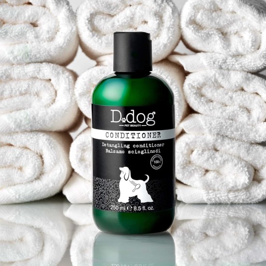 D.Dog Conditioner, Shampoo for Dogs, Detangling and Softening, Reduces Knots for Soft and Smooth Hair, Shortens Grooming Time, 250 ml D.Dog Conditioner, Shampoo for Dogs, Detangling and Softening, Reduces Knots for Soft and Smooth Hair, Shortens Grooming Time, 250 ml