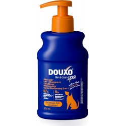DOUXO Skin & Coat SPA - Ultra-Safe 2-in-1 Dog Shampoo & Conditioner 250ml Cleanses & Moisturizes Skin, Leaves Coat Soft & Tangle Free, Skin Friendly Formula DOUXO Skin & Coat SPA - Ultra-Safe 2-in-1 Dog Shampoo & Conditioner 250ml Cleanses & Moisturizes Skin, Leaves Coat Soft & Tangle Free, Skin Friendly Formula