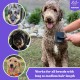 Daddle Doodle Dog Slicker Brush - Dog Grooming Brush Specially Designed for All Poodle and Doodle Mixes - Fluff, Style, Detangling and Demat - Ergonomic Handle Design - Soft and Angled Brush Pens