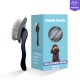 Daddle Doodle Dog Slicker Brush - Dog Grooming Brush Specially Designed for All Poodle and Doodle Mixes - Fluff, Style, Detangling and Demat - Ergonomic Handle Design - Soft and Angled Brush Pens