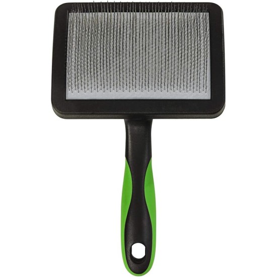 Dehner Dog and Cat Fur Grooming Soft Brush, Approx. 19 x 12 x 5.5 cm, Plastic, Black Dehner Dog and Cat Fur Grooming Soft Brush, Approx. 19 x 12 x 5.5 cm, Plastic, Black