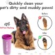 Dexas MudBuster PW72025-22WP Portable Dog Paw Cleaner, Large, Matte Black Dexas MudBuster PW72025-22WP Portable Dog Paw Cleaner, Large, Matte Black