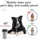 Dexas MudBuster PW72025-22WP Portable Dog Paw Cleaner, Large, Matte Black Dexas MudBuster PW72025-22WP Portable Dog Paw Cleaner, Large, Matte Black