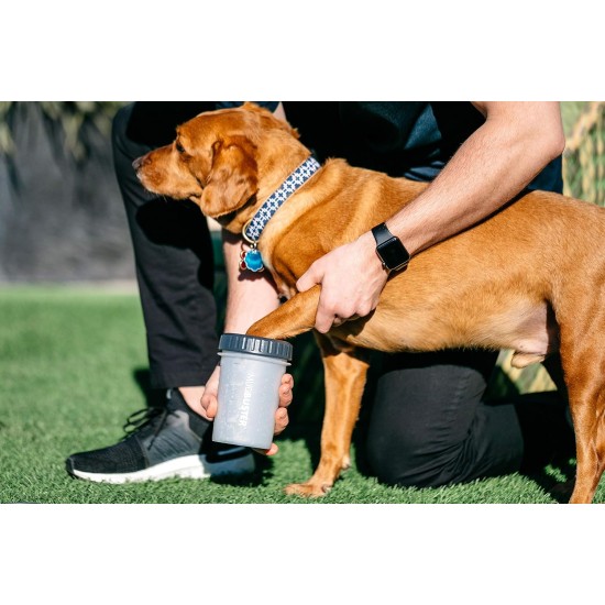 Dexas MudBuster PW72025-22WP Portable Dog Paw Cleaner, Large, Matte Black Dexas MudBuster PW72025-22WP Portable Dog Paw Cleaner, Large, Matte Black