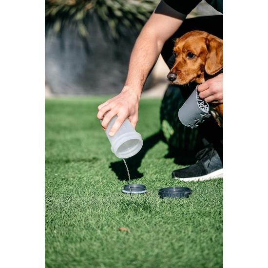 Dexas MudBuster PW72025-22WP Portable Dog Paw Cleaner, Large, Matte Black Dexas MudBuster PW72025-22WP Portable Dog Paw Cleaner, Large, Matte Black