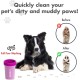 Dexas MudBuster PW72025-22WP Portable Dog Paw Cleaner, Large, Matte Black Dexas MudBuster PW72025-22WP Portable Dog Paw Cleaner, Large, Matte Black