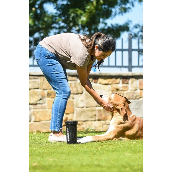 Dexas MudBuster PW72025-22WP Portable Dog Paw Cleaner, Large, Matte Black Dexas MudBuster PW72025-22WP Portable Dog Paw Cleaner, Large, Matte Black