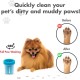 Dexas MudBuster PW72025-22WP Portable Dog Paw Cleaner, Large, Matte Black Dexas MudBuster PW72025-22WP Portable Dog Paw Cleaner, Large, Matte Black
