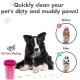 Dexas MudBuster PW72025-22WP Portable Dog Paw Cleaner, Large, Matte Black Dexas MudBuster PW72025-22WP Portable Dog Paw Cleaner, Large, Matte Black