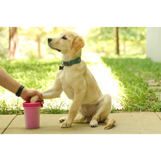Dexas MudBuster PW72025-22WP Portable Dog Paw Cleaner, Large, Matte Black Dexas MudBuster PW72025-22WP Portable Dog Paw Cleaner, Large, Matte Black